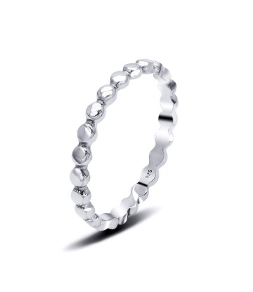 Dot Strip Silver Ring NSR-3357